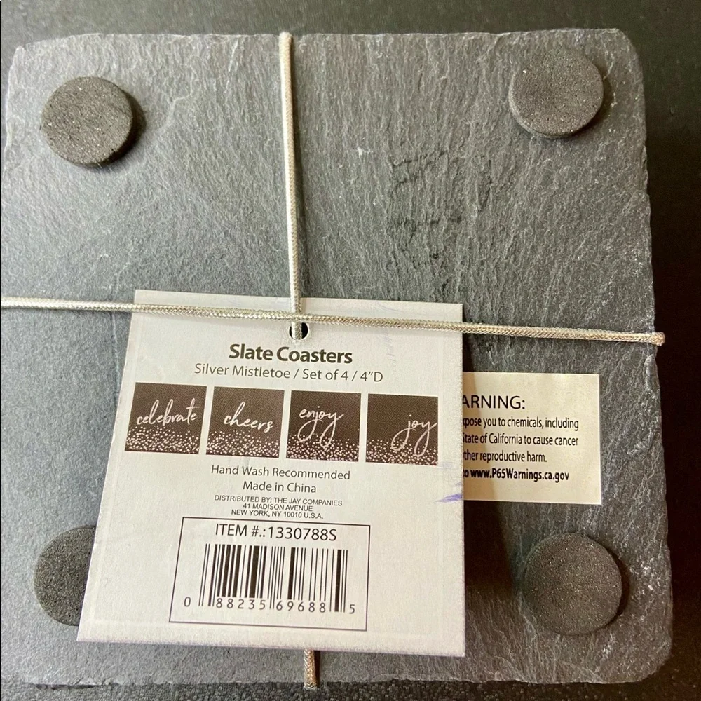 Slate 4-Pc. Coaster Set